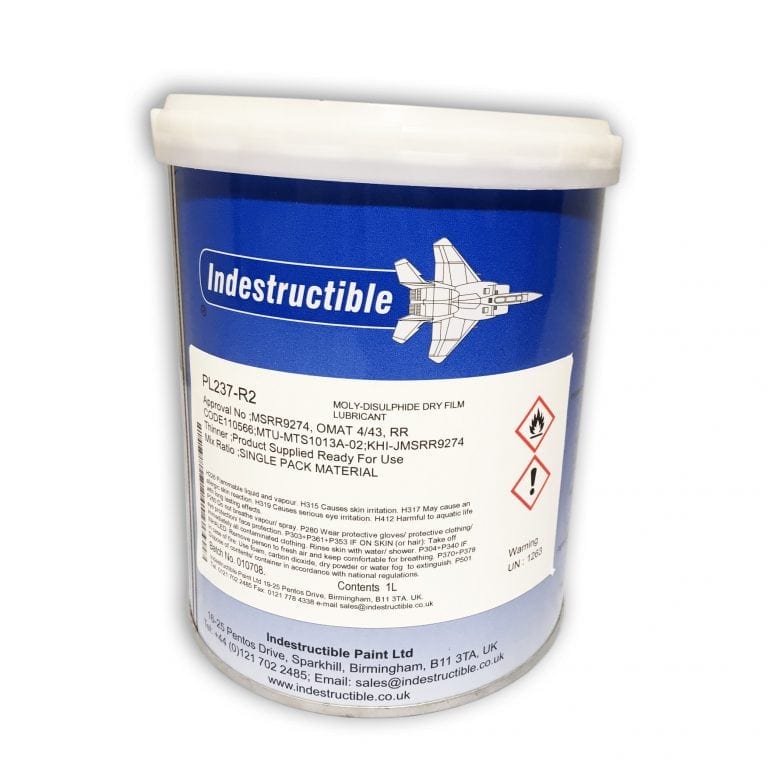 Molybdenum Disulphide Dry Film Lubricant Indestructible Paint