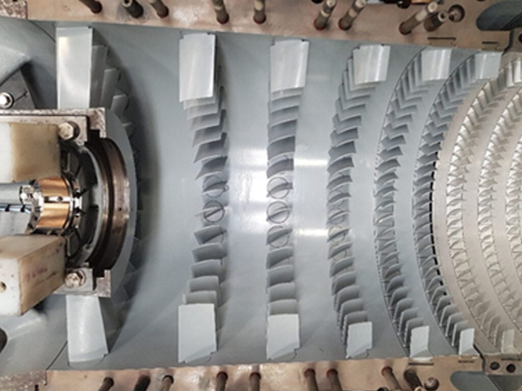 Stator blades coated with IP9183-R1